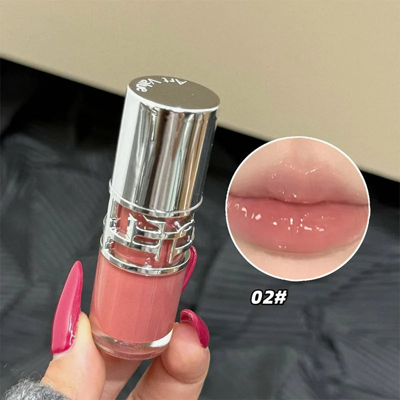 Luxury Glittering Mirror Lip Glaze – Shimmer Hydrating Lip Gloss (6 Colors) | Sold by SabbaVie™