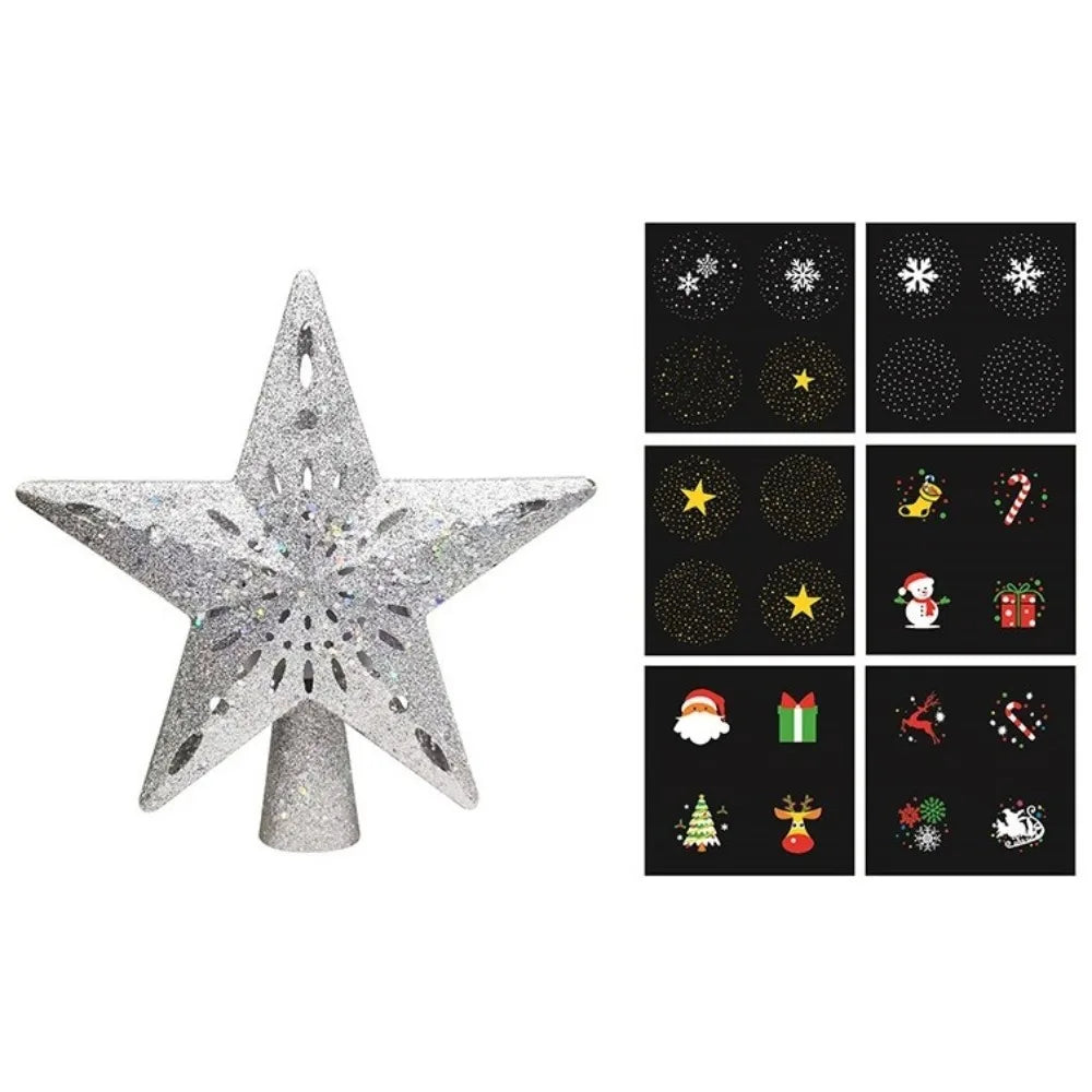 SabbaVie™ LED Snowflake & Star Curtain Lights – Basic & 6 Modes