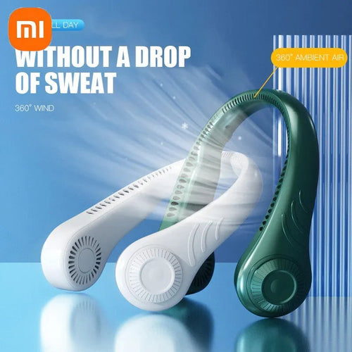 Xiaomi Portable 360° Cooling Neck Fan – Bladeless Air Conditioner Wearable (Sold by SabbaVie™)