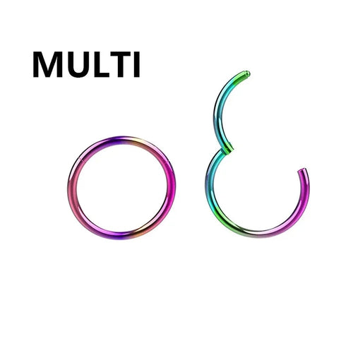 SabbaVie™ Stainless Steel Nose Hoop & Septum Piercing Ring – Minimalist Chic Jewelry