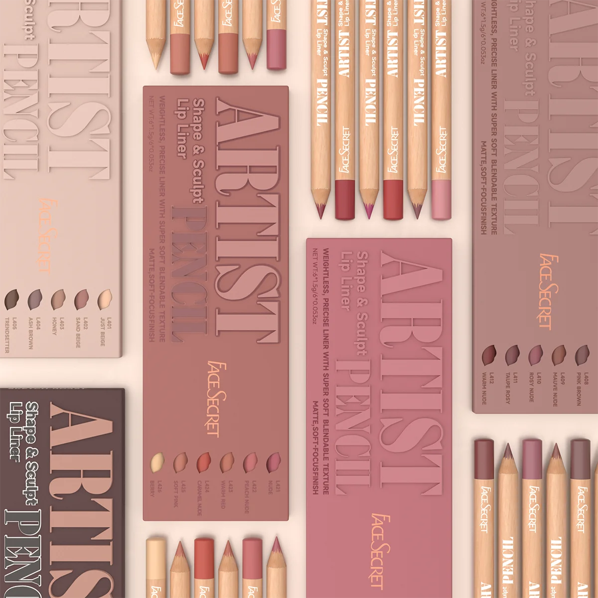 SabbaVie™ 6PCS Long-Lasting Velvet Matte Lip Liner Set