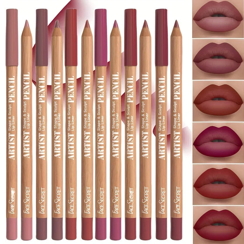 SabbaVie™ 6PCS Long-Lasting Velvet Matte Lip Liner Set