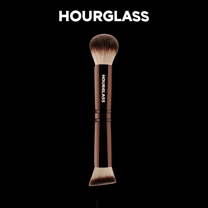 SabbaVie™ Hourglass Multifunctional Makeup Brush – Foundation, Concealer, Powder & Eyeshadow All-in-One